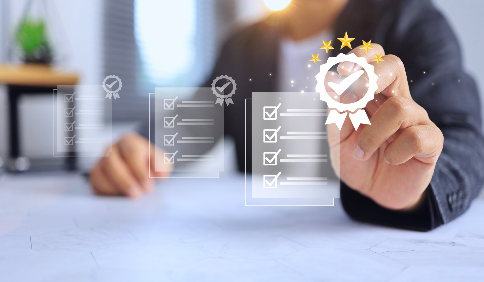 hand writing to approved certification with check mark on the document means that it has been certified to a quality standard or has passed an audit according to industry standards