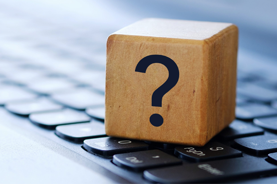 Dice With Question Mark