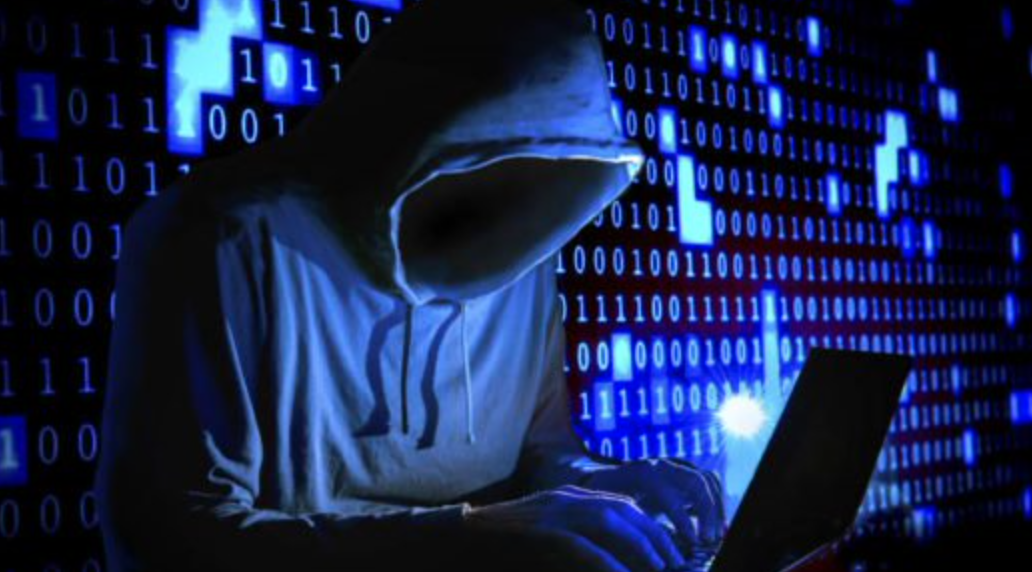 A hacker stages an attacks.