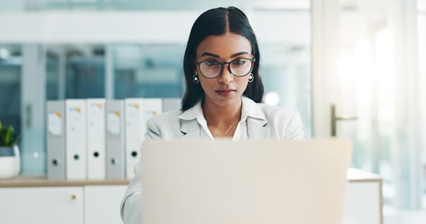 Woman working