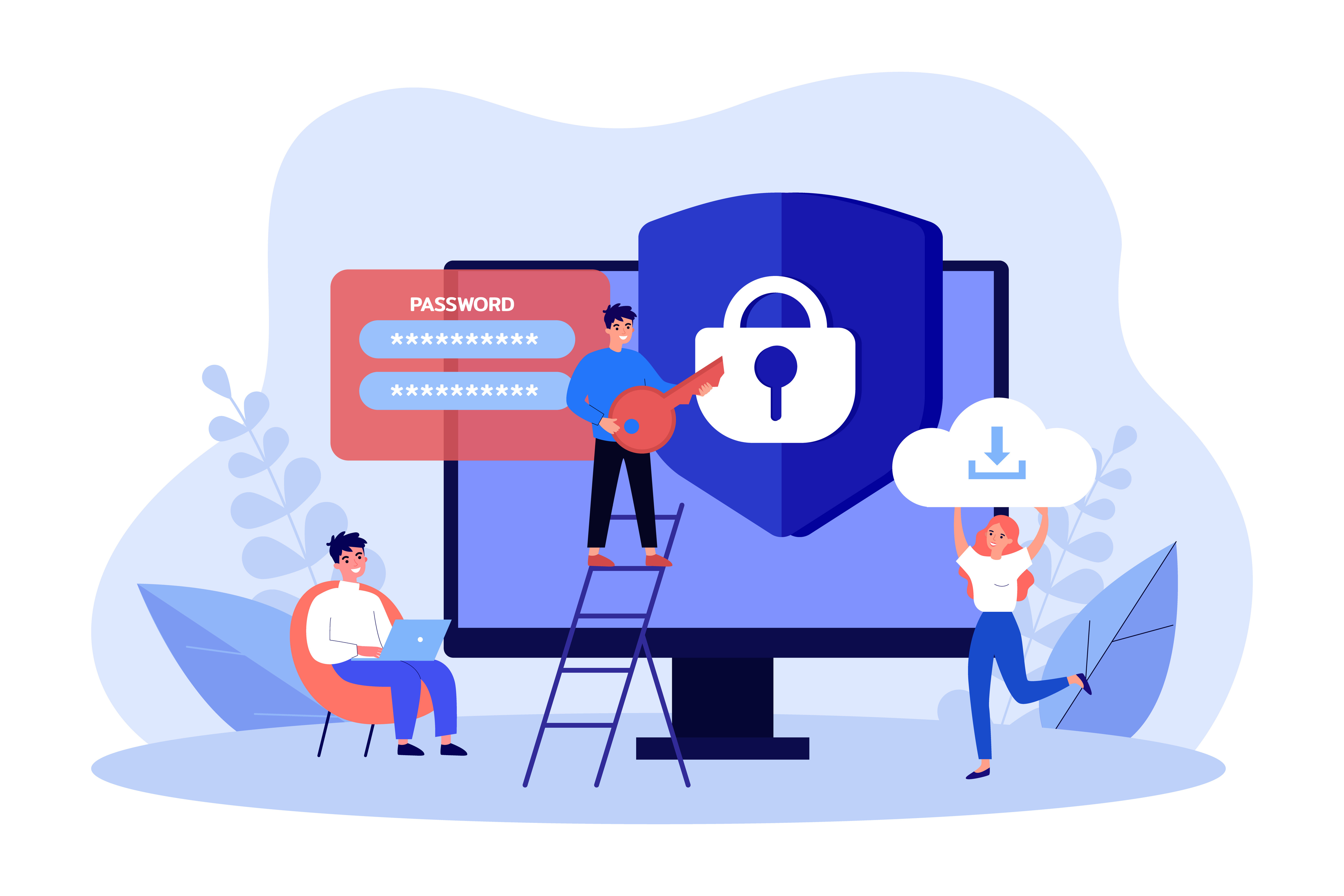 Featured image: Cartoon password protection - Read full post: How secure is your Password? Our top 3 password hygiene tips.