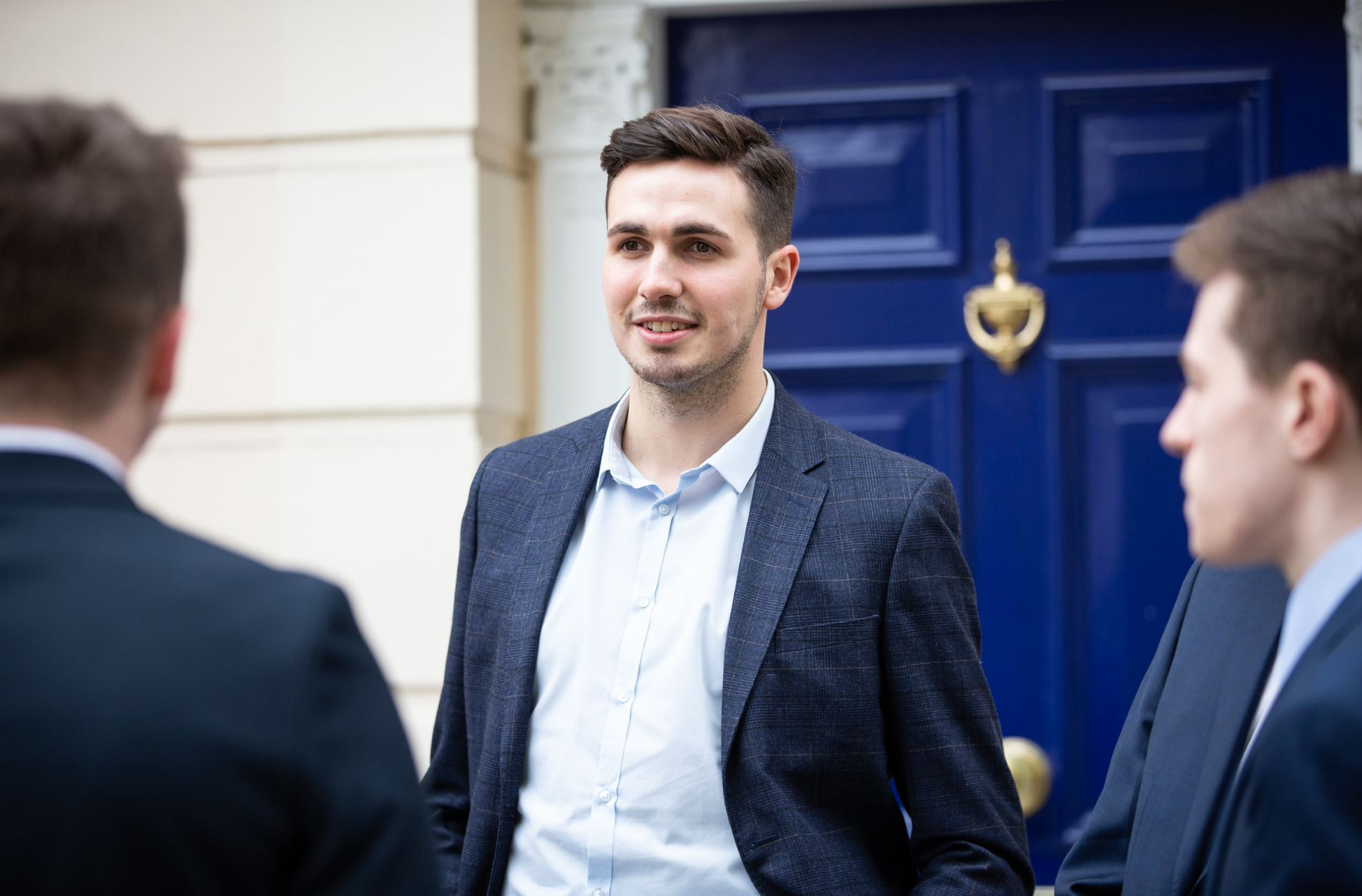 Featured image: Ryan Varney outside the office. - Read full post: From apprentice to project manager: Ryan Varney earns PRINCE2 and discusses training opportunities at Fitzrovia IT